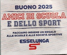 91 buoni amici di scuola esselunga E Dello Sport 2025