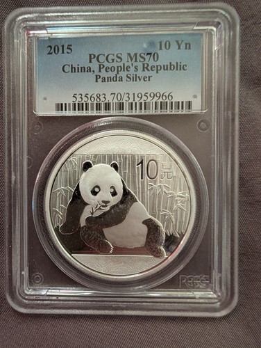 2015 panda cinese argento - 1,