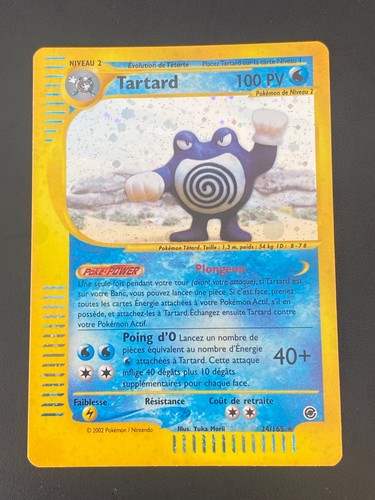 Carte pokemon tartard 165 - carte,