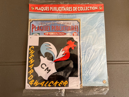 Placca metallica auto