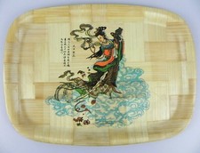 Vassoio in legno di Bambù rettangolare Giapponese bamboo da portata thè bambu