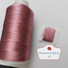 Filo 0,2mm 3fili Effetto Metallico Per Uncinetto Chiacchierino Crochet 15 Metri 