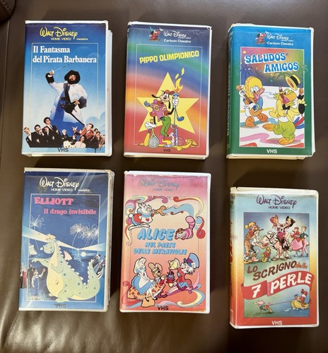 Lotto vhs disney nolo box - ex,