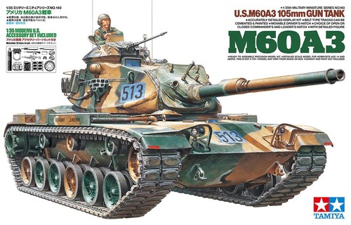 Tamiya 35140 m60a3 carro - tamiya,