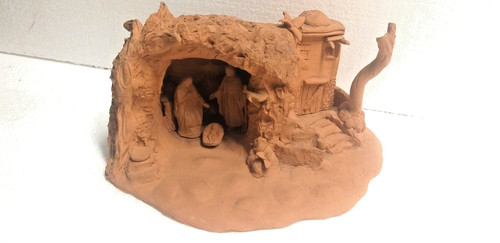 Presepe terracotta - presepe, in