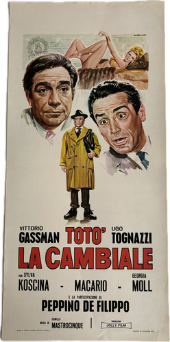 Locandina cinema toto - locandina, toto'
