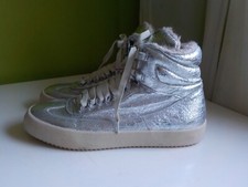 Sneaker Zara Man Hi Top Designer 5513/102/092 Teddy foderate argento beige 44 11