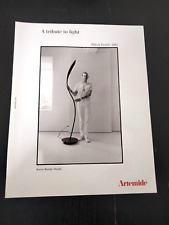 LAMPADA DORIDE KARIM RASHID DESIGN ELLIOTT ERWITT PHOTO ARTEMIDE VINTAGE AD PUB