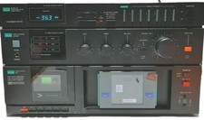 Amplificatore stereo vintage Sansui cassette deck DA-T55 sistema di selezione compu 