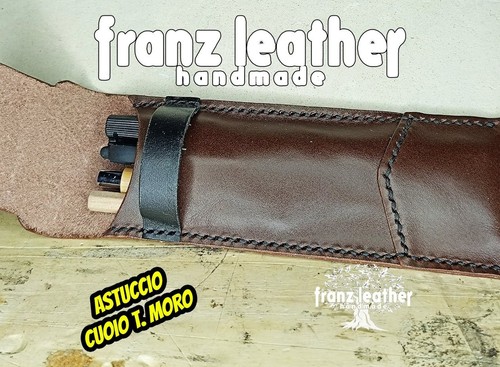 Astuccio porta penne cuoio - porta, t