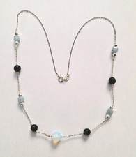 Collana argento 925 pietre - in,