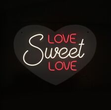 Scritta Led Love Sweet Love