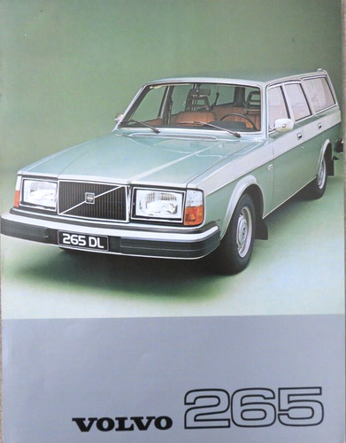 Volvo 265 depliant foglio