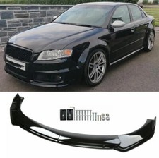 PER AUDI A4 B7 8E FRONTSPOILER SPOILER SOTTO PARAURTI ANTERIORE SPLITTER NERO