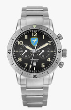 OROLOGIO MILITARE PARACADUTISTI FOLGORE ESERCITO ITALIANO MODELLO PILOT CRONO