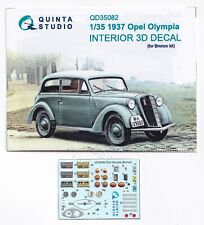 QD35082 Quinta Studio 1:35 1937 Opel Olympia decalcomania 3D interni per kit Bronco