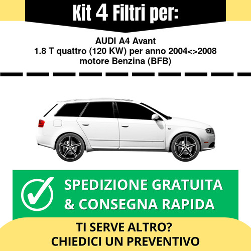 Kit tagliando filtri - tagliando,