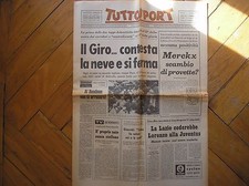 GIRO D'ITALIA DOPING MERCKX PROVETTE TUTTOSPORT 6/2/1969 CICLISMO CYCLING