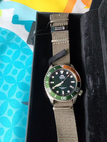 Orient triton green orange - orient,
