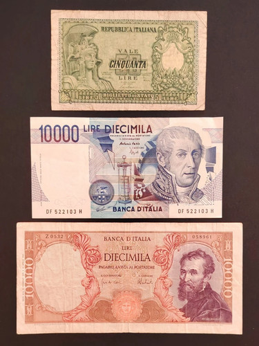 Lotto banconote repubblica - banconote,
