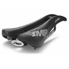 Selle SMP Glider Sella Bici da Strada/MTB con Barre in Carbonio | Nero