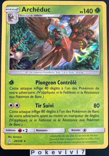 Carte pokemon archeduc - pokemon,