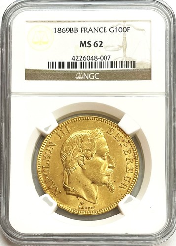 1869 oro francia 100 - oro,