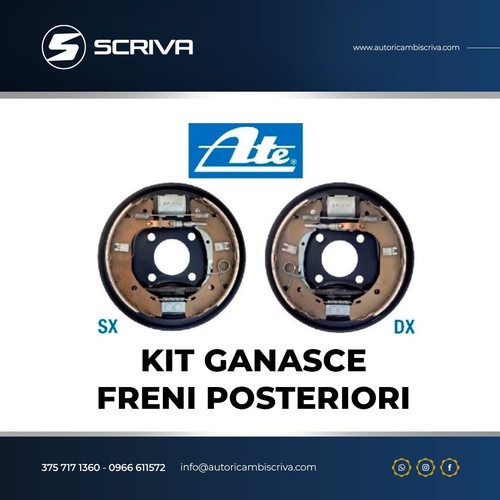 Kit ganasce freni posteriori - freni,
