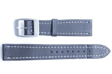 Locman Lorica 18mm Band Straps Cinturino Nero completo di clasp NOS