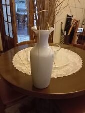 VASO BIANCO VENINI IN VETRO DI MURANO 