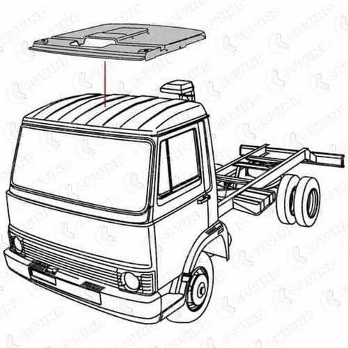Padiglione tetto iveco 50gz - padiglione,