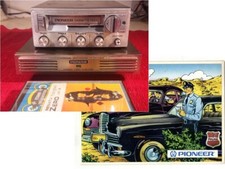 Pioneer per auto Stereo Cassette Deck KP-66G + Ampli GM-4 da 40Watt