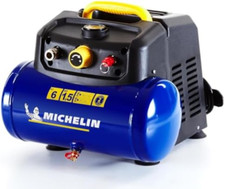 Michelin Compressore d'Aria Portatile MBL6, Compressore Aria Oil-Free da 6 Litri