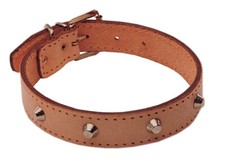 COLLARE P/CANI CUOIO BORCHIATO 40 X 650 MM 6 PZ