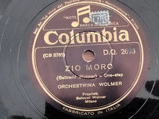 78 giri-ORCH. WOLMER " RICORDAMI SEMPRE - ZIO MORO "  COLUMBIA D.Q.  2693  VG+