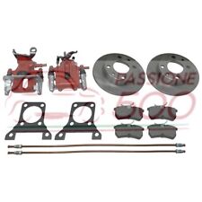 COPPIA KIT FRENI A DISCO POSTERIORI ALTA QUALITA' SPECIFICI PER FIAT 500 / 126