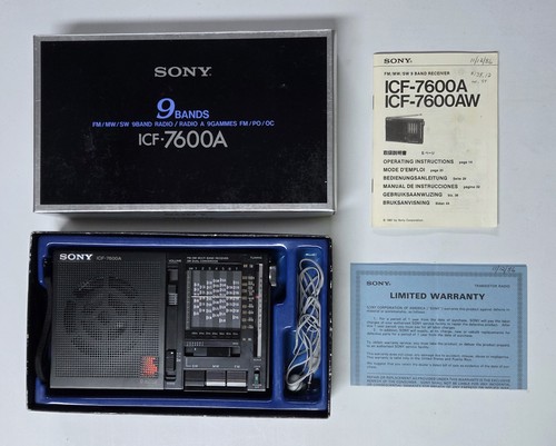 Sony icf 7600a ricevitore - 7600a,