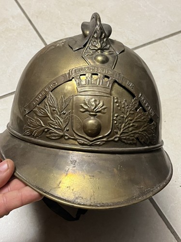 Elmetto pompieri francese - elmetto,