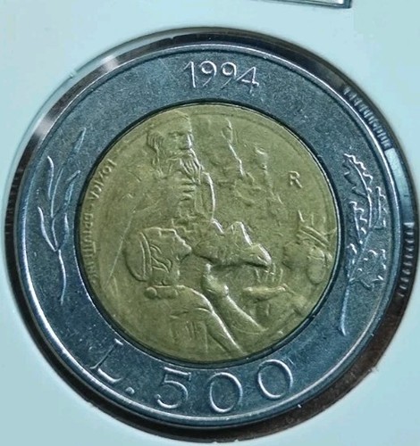500 lire 1994 - lire, donna