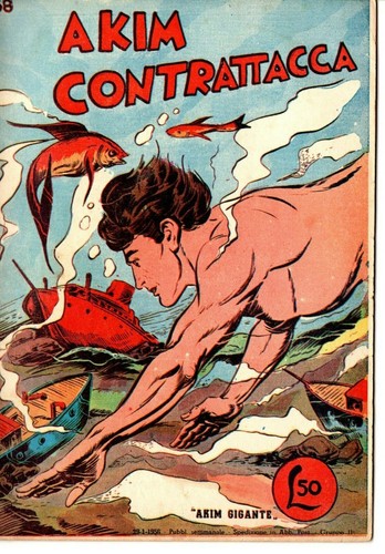 Fumetto akim gigante albo - f.to,