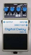 BOSS DD-3 Digital Delay Pedale per chitarra effetto MIJ 1986 #375 primo modello DHL o EMS