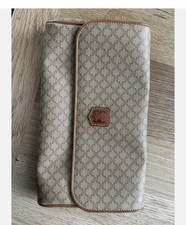 Pochette CELINE Beige Macadam Pelle PVC 