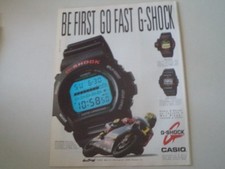 advertising Pubblicità 1995 OROLOGIO CASIO G-SHOCK DW-6600 DW-5300 DW-6500