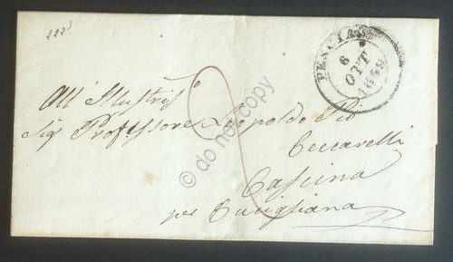 Prefilatelia toscana 1849 - toscana,