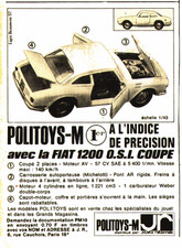 PUB VEHICULE  " POLITOYS-M