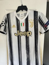 Juventus 2020/21 Home Kit #22 Chiesa Taglia S Con Patch Champions League