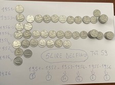 lotto monete lira Repubblica E
