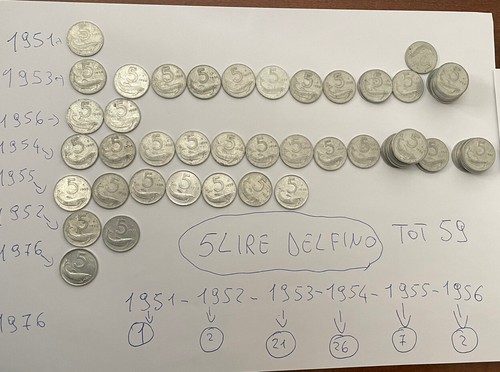 Lotto monete lira - repubblica, e
