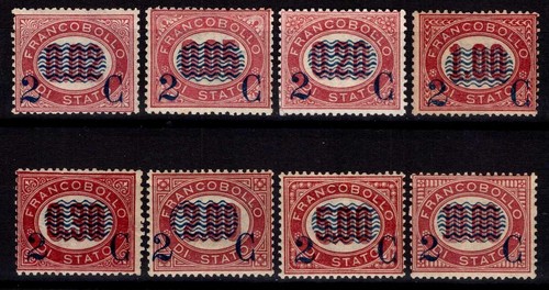 Regno 1878 francobolli - francobolli, di