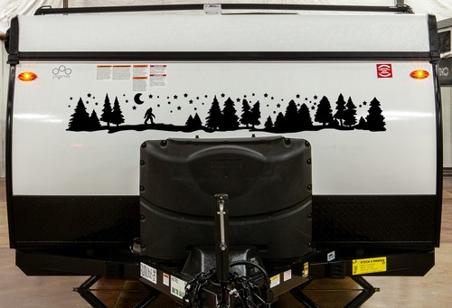 Adesivo bigfoot scena lunare - bigfoot,